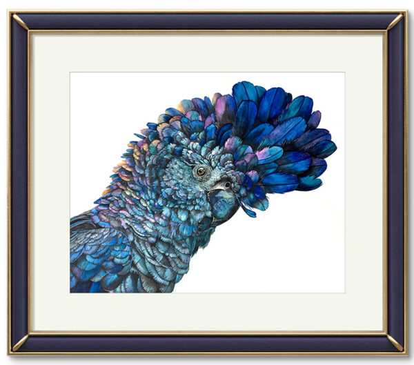 Kunstdruck Banks-Rabenkakadu – Bild 2