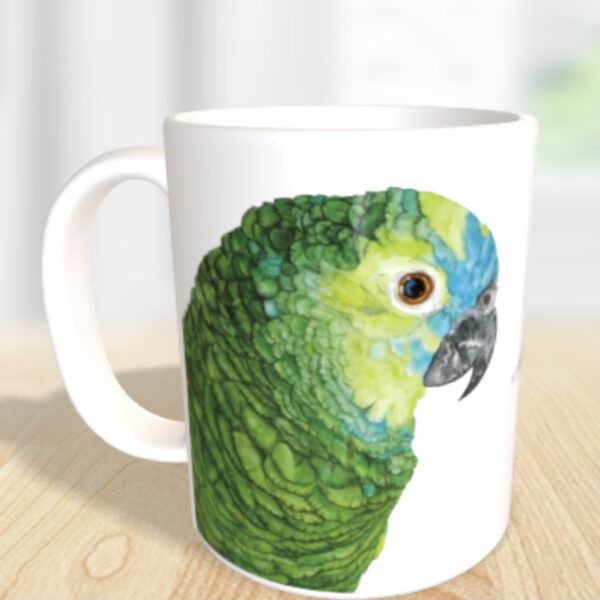 Tasse Blaustirnamazone Coco – Bild 3