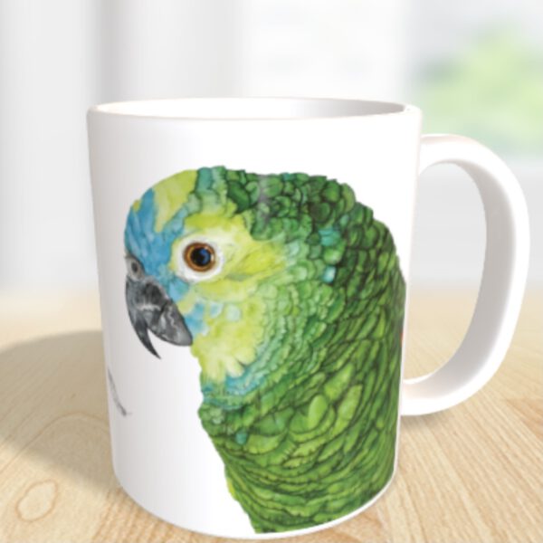 Tasse Blaustirnamazone Coco – Bild 2