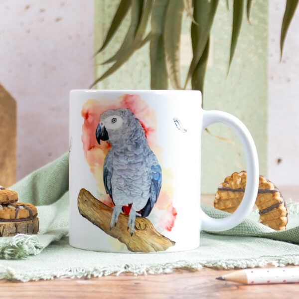 Tasse Graupapagei Poppy