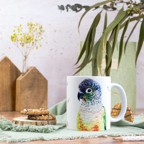 Tasse Rotschwanzsittich Fridolin – Bild 6