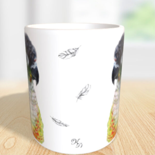 Tasse Rotschwanzsittich Fridolin – Bild 4