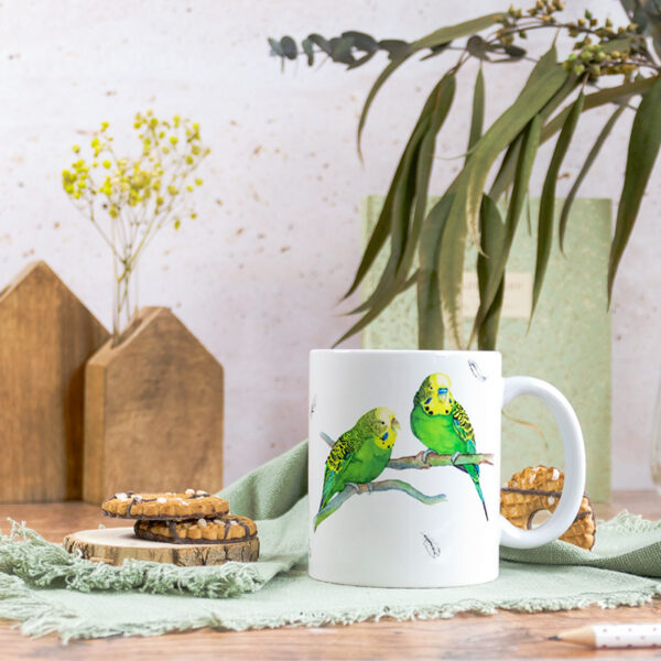 Tasse Wellensittichpaar – Bild 6